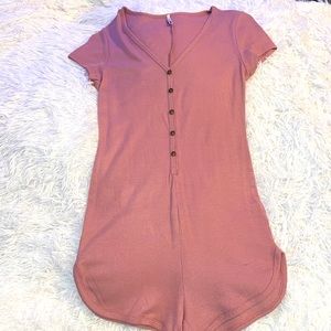 Fashion Nova PINK One-Piece PJ